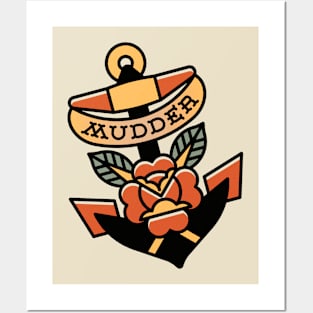 Mudder Anchor Tattoo Posters and Art